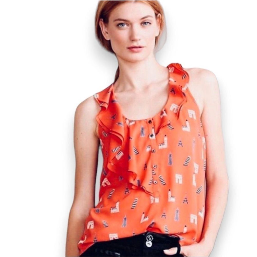 Maeve Anthropologie Auriele Paris Top 0